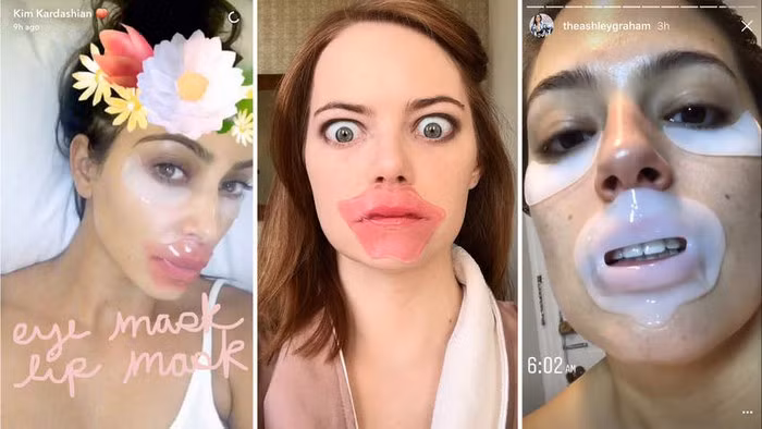 Bạn đã nghe tới nhiều loại mặt nạ như mặt nạ mắt, mặt nạ mặt… Nhưng mặt nạ môi thì ít hơn. Từ khi cô Kim siêu vòng 3 khoe đắp mặt nạ môi trên snapchat thì loại mặt nạ này bỗng nhiên hot.