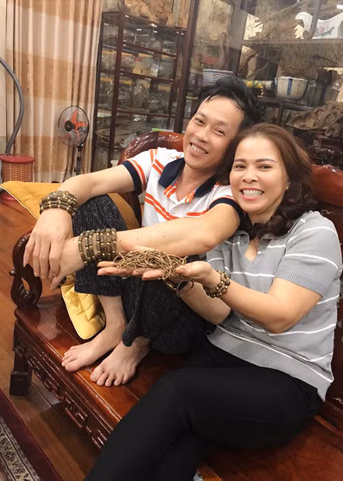 Sức khỏe của Hoài Linh tốt hơn rất nhiều so với trước đây. Anh thậm chí còn sợ bản thân tăng cân quá nhanh. Ảnh: FBNV