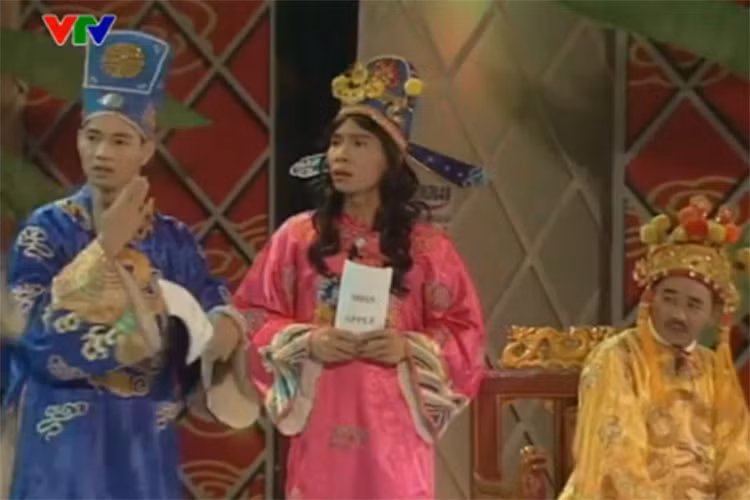 Tuy nhiên, Công Lý ngoài đời không giống “cô Đẩu” ở sự nữ tính, điệu đà và chất giọng "eo éo". Ảnh: VTV