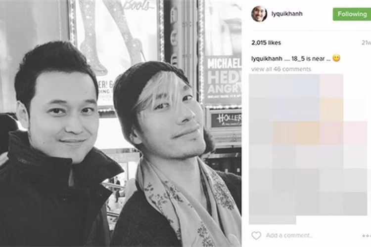 Trước tin đồn tình cảm với Quang Vinh, Lý Quí Khánh khẳng định mối quan hệ giữa anh và Quang Vinh là những người tri kỷ. Ảnh: FBNV