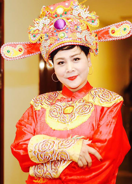 Ảnh đẹp ở hậu trường Táo quân 2018 của nghệ sĩ Minh Hằng. Ảnh: FBNV