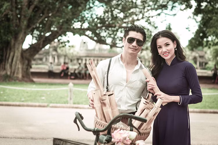 Dustin Nguyễn - Bebe Phạm nảy sinh tình cảm trên phim trường "Truy sát" ghi hình tại Thái Lan.