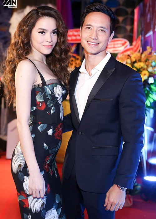 Hình ảnh Hà Hồ được Kim Lý tháp tùng tham gia một sự kiện giải trí. Ảnh: Thethaovanhoa