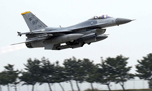 Tiêm kích F-16 của Không quân Mỹ. Ảnh: REUTERS