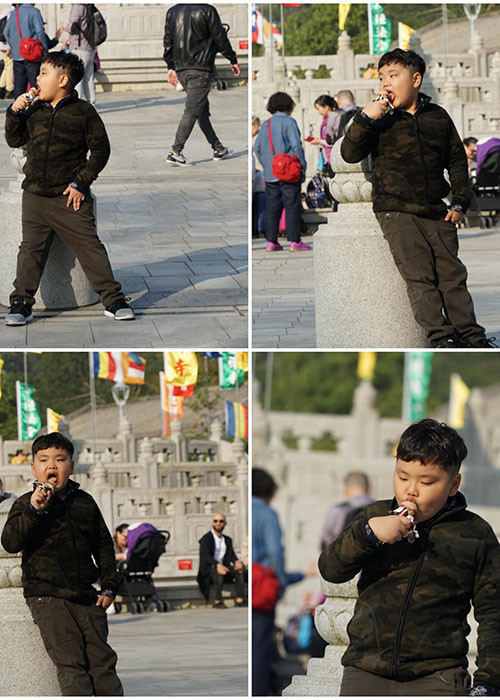 "50 sắc thái" khi ăn kem của bé Bi Béo khiến cư dân mạng thích thú.