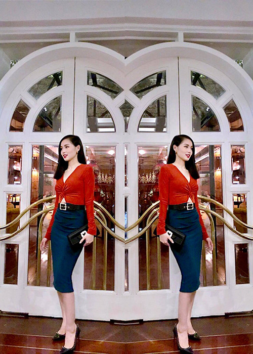 “Bà mẹ hai con” Tâm Tít được khen ngợi ngày càng đẹp mặn mà.