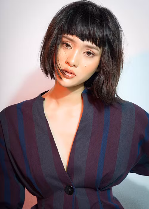 Khi clip thân mật với Soobin Hoàng Sơn bị rò rỉ, Hiền Hồ bị nghi là người dàn dựng. Tuy nhiên, cô phủ nhận. Ảnh: FBNV