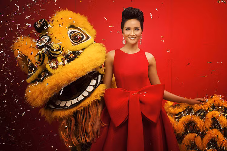 Ảnh đẹp của tân Hoa hậu Hoàn vũ Việt Nam.