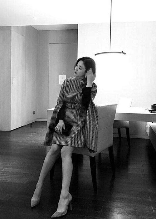 Thần thái và nhan sắc của Song Hye Kyo khi đã có chồng vẫn khiến nhiều người xuýt xoa. Ảnh: Weibo