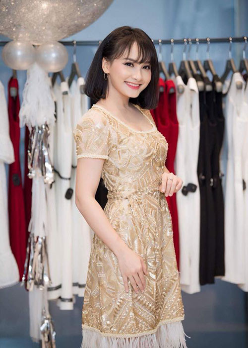 Thành công của "Sống chung với mẹ chồng" khiến Bảo Thanh trở thành gương mặt đắt show sự kiện. Ảnh: FBNV