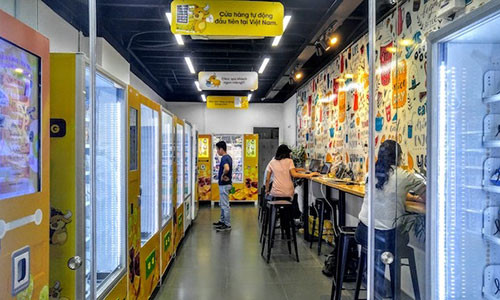 Cửa hàng đầu tiên không người bán.