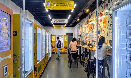 Cửa hàng đầu tiên không người bán.