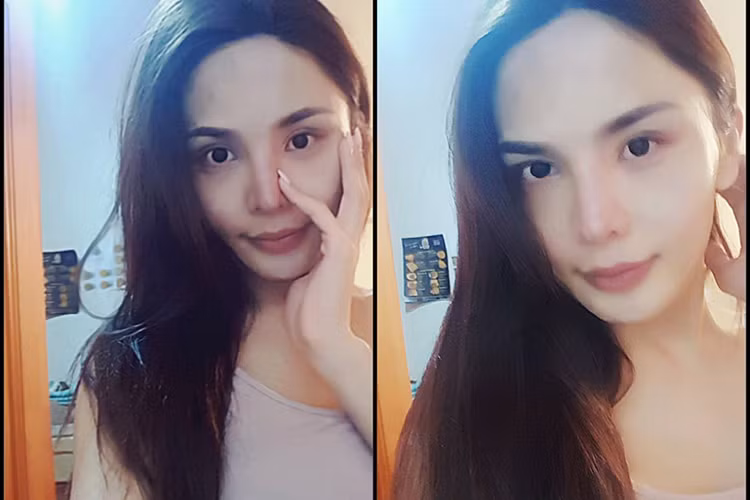 Trên trang cá nhân, Solongo không ngần ngại khoe ảnh để mặt mộc hoàn toàn và ăn diện giản dị.