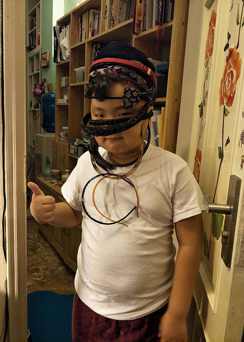 Hình ảnh nhí nhảnh của bé Bi Béo ngoài đời thường xuyên được bố mẹ chia sẻ trên trang cá nhân.