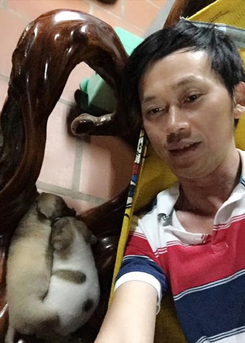 Không ít lần Hoài Linh để lộ hình ảnh tiều tụy, bơ phờ. Ảnh: FBNV