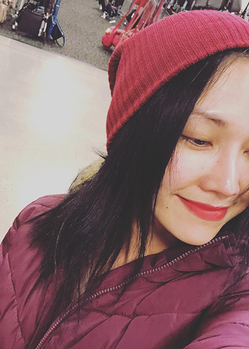 Kim Hiền tâm sự: “Ngày hôm qua. Dư âm của ngày hôm nay. Bình yên và hạnh phúc”.