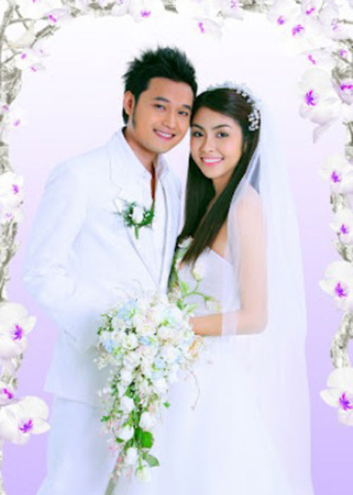 Trong làng giải trí, “Hoàng tử sơn ca” bị đồn từng yêu đơn phương Tăng Thanh Hà. Cả hai đóng clip, chụp ảnh quảng cáo cùng nhau vào năm 2005. Ảnh: Người đưa tin