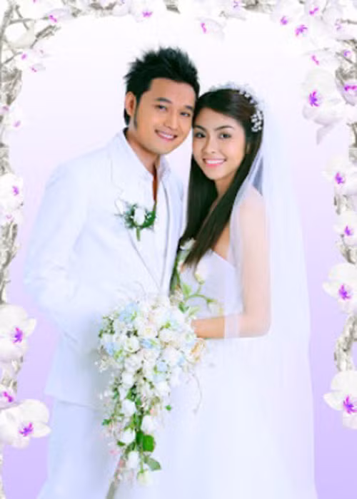 Trong làng giải trí, “Hoàng tử sơn ca” bị đồn từng yêu đơn phương Tăng Thanh Hà. Cả hai đóng clip, chụp ảnh quảng cáo cùng nhau vào năm 2005. Ảnh: Người đưa tin