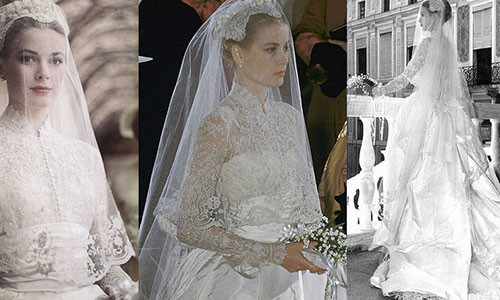Chiếc váy cưới thế kỷ của Gace Kelly đã truyền cảm hứng cho Công nương Kate và siêu mẫu Miranda Kerr.