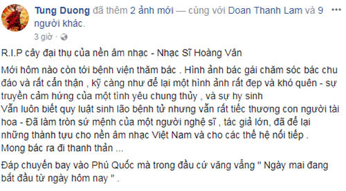 Chia sẻ của Tùng Dương.