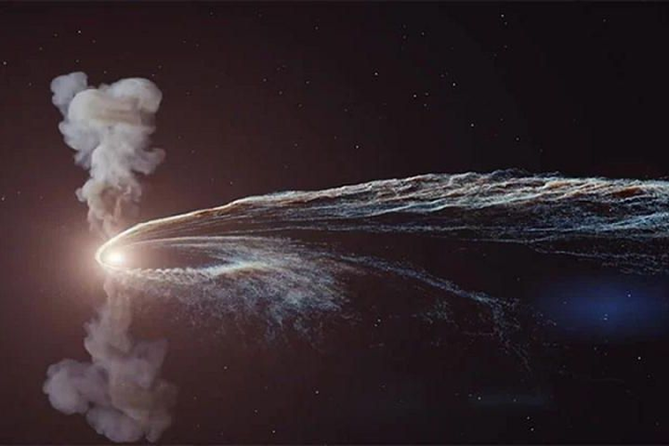 Khi một hố đen xuất hiện, lực hấp dẫn to lớn của nó tác dụng lực thủy triều mạnh mẽ lên ngôi sao kém may mắn.