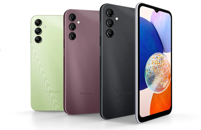 Galaxy A14 chỉ có một camera chính 50MP ở mặt sau, thêm các cảm biến macro và cảm biến chân dung chuyên dụng.