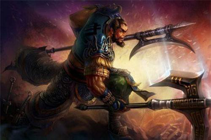  2. Điển Vi là người Kỷ Ngô quận Trấn Lưu. Ông là một mãnh tướng của Tào Tháo thời cuối Đông Hán. Điển Vi có tướng mạo kiên hùng, sức khỏe hơn người. Ban đầu ông là người của Trương Mạo sau mới đi theo Tào Tháo.