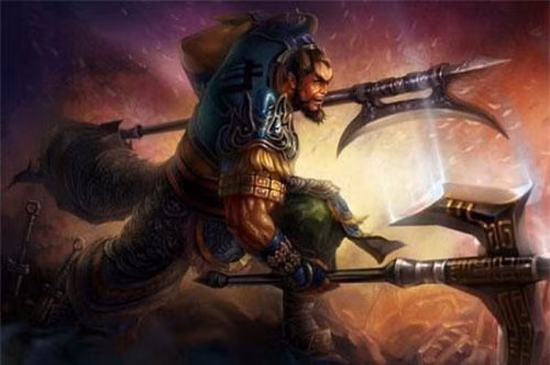  2. Điển Vi là người Kỷ Ngô quận Trấn Lưu. Ông là một mãnh tướng của Tào Tháo thời cuối Đông Hán. Điển Vi có tướng mạo kiên hùng, sức khỏe hơn người. Ban đầu ông là người của Trương Mạo sau mới đi theo Tào Tháo.