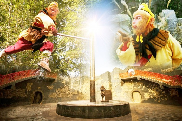 Vì vậy, việc biến nhỏ Gậy Như ý gài lên tai thực tế lại là một phép thuật tiện lợi giúp Tôn Ngộ Không vừa bảo quản được vũ khí mà vẫn có thể làm nhiều việc khác.