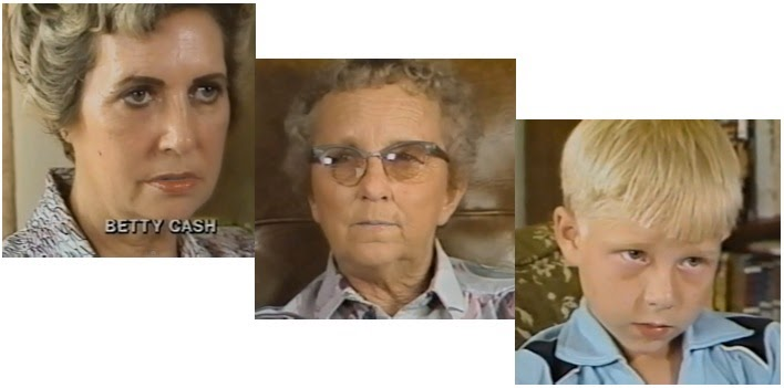 Bà vừa chạy xe vừa để ý nhìn lên bầu trời, cho đến khi vật thể lạ mất dạng. Cash cho biết cô rất lo lắng và đã tính đến việc quay đầu xe lại, nhưng vội từ bỏ ý định này, vì đường quá hẹp và cô đoán rằng chiếc xe sẽ bị dính đầy bùn đất mềm do trời đổ mưa tối hôm đó. Sự việc này đã khiến chó cả 3 được chuẩn đoán là bị phơi nhiễm phóng xạ. Nhiều tháng sau sự cố chạm trán vật thể lạ, Colby vẫn bị ám ảnh nặng.