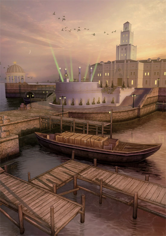 Một trong những đặc điểm địa lý đặc biệt nhất của Hy-Brasil là nó thường được vẽ dưới dạng vòng tròn với một con kênh, hoặc dòng sông, chảy theo hướng từ đông sang tây.