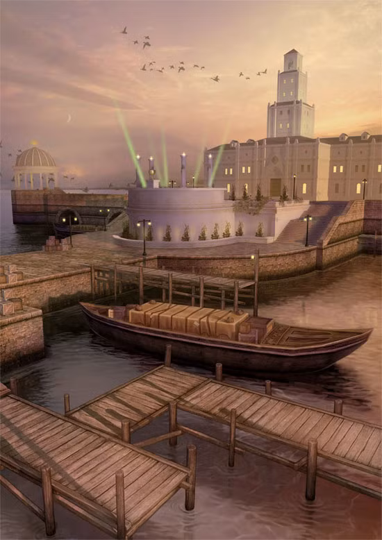 Một trong những đặc điểm địa lý đặc biệt nhất của Hy-Brasil là nó thường được vẽ dưới dạng vòng tròn với một con kênh, hoặc dòng sông, chảy theo hướng từ đông sang tây.