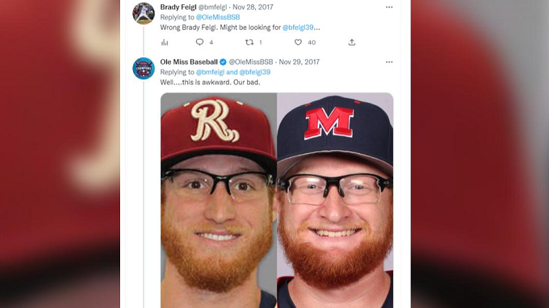 Đó là năm 2015, cả hai người đều bị chấn thương và phẫu thuật khuỷu tay. Bác sĩ James Andrews đã gọi cho huấn luyện viên của Brady Feigl "nhỏ" để hẹn lịch tái khám.