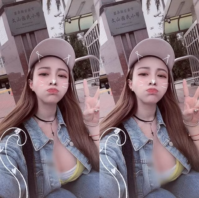 Khi không phải làm việc, Trương Ngữ Hân cũng thường xuyên chọn trang phục gợi cảm.