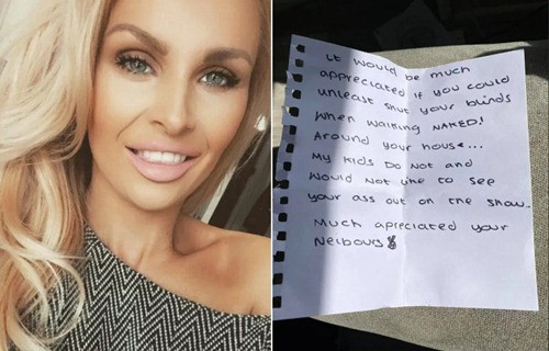 Mac noi y dao quanh nha, hot mom bi hang xom khieu nai