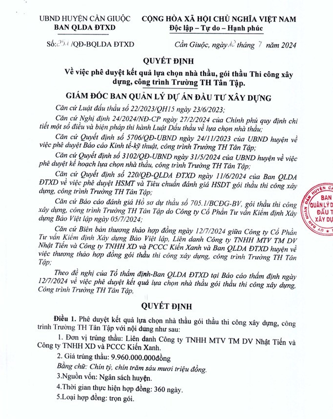 Long An: Goi thau sua chua Truong THCS thi tran Dong Thanh da co chu-Hinh-3