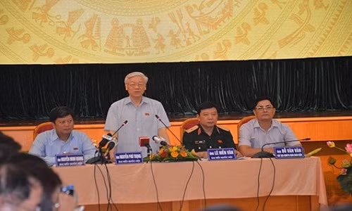 Tong bi thu Nguyen Phu Trong ke chuyen chuyen tham My