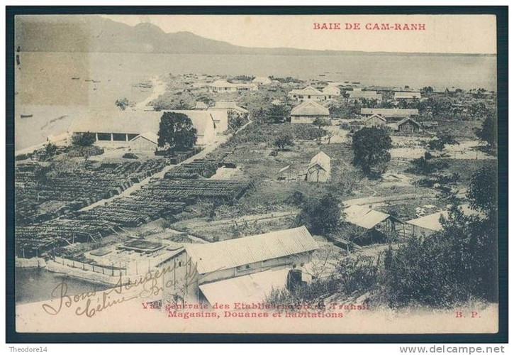 Khu vực trung tâm thị trấn Cam Ranh đầu thế kỷ 20.