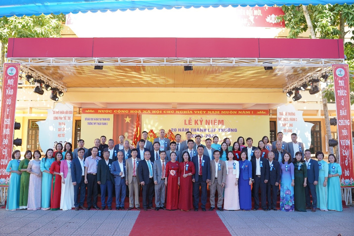 Thanh Hóa:Trường THPT Thạch Thành 3 kỷ niệm 20 năm thành lập - Hình 4 Thanh Hoa:Truong THPT Thach Thanh 3 ky niem 20 nam thanh lap-Hinh-4