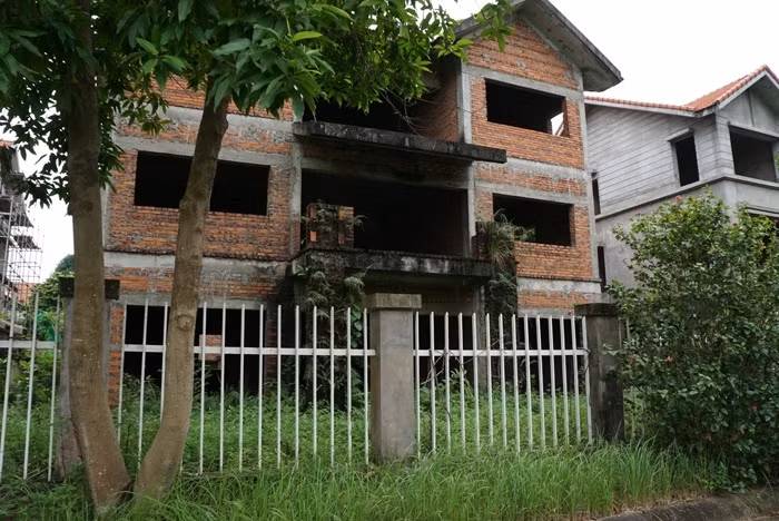 Thế nhưng sau đó mức giá biệt thự tại đây đã rớt thê thảm. Ảnh: Đất Việt.