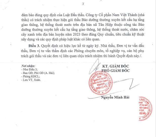 TP HCM: Công ty Nam Việt Thành dự 7 gói thầu tại Hóc môn - Hình 4 TP HCM: Cong ty Nam Viet Thanh du 7 goi thau tai Hoc mon-Hinh-4