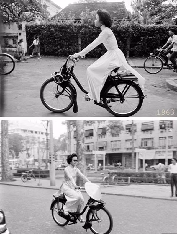 Áo dài được lăng xê như một món trang phục toát lên vẻ đẹp sang chảnh, đài các.