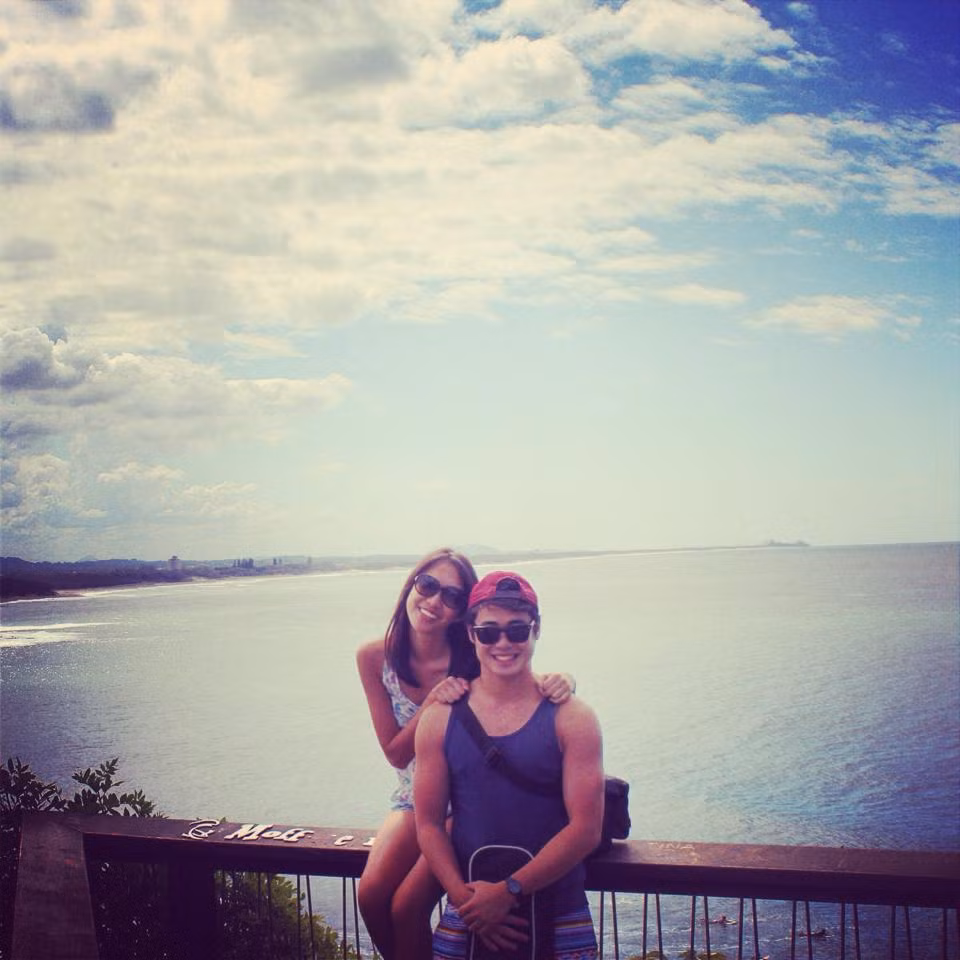 Một khoảnh khắc đẹp, đáng yêu của Zachary Lee và Elsa Lee trong chuyến du lịch Australia của hai người.