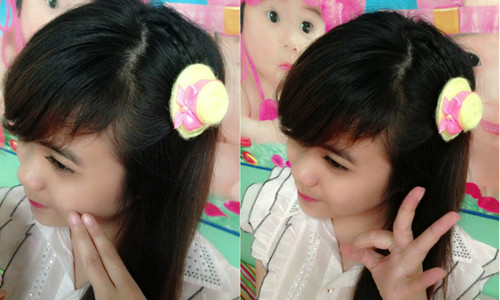 Cach lam no cai toc hinh non dieu da tu nap chai