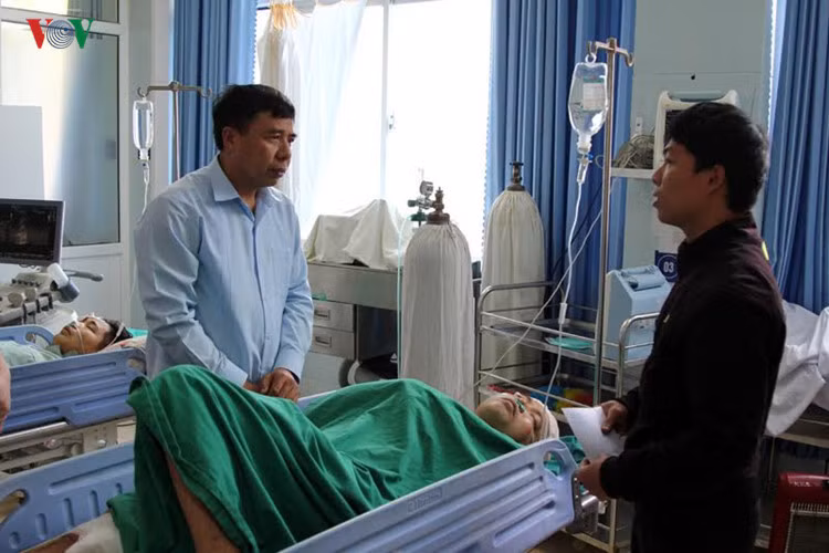 Hiện có 1 người bị thương nặng và đang trong tình trạng nguy kịch.