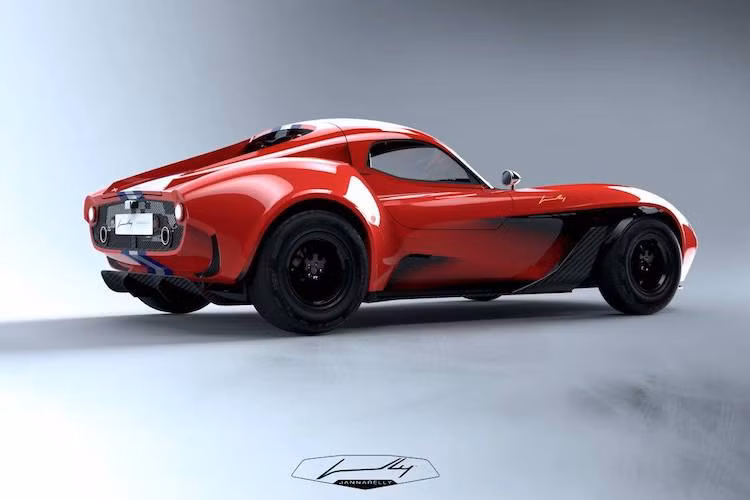 Kiểu dáng của Design-1 lấy cảm hứng từ những xe đua trong thập niên 1950-1960, chẳng hạn như dòng AC Shelby Cobra huyền thoại. Giống như phiên bản mui trần được ra mắt trước đó, Design-1 mui kín cũng sở hữu thiết kế thân xe tương tự, nhưng có điểm khác biệt lớn nhất là vòm mui siêu nhẹ được làm từ sợi carbon.