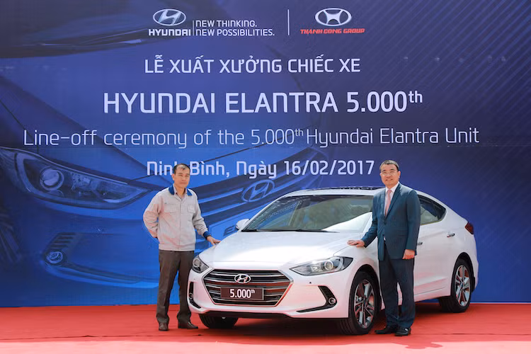 Can canh chiec Hyundai Elantra thu 5000 tai Viet Nam