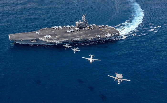 Đợt diễn tập này cũng có sự tham gia của Nhóm Tác chiến Tàu sân bay USS Ronald Reagan gần Nhật Bản.