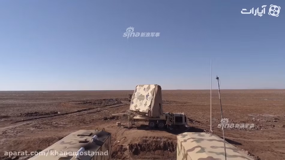 Một loại anten radar mạng pha của tổ hợp phòng không Talaash. Nguồn ảnh: aparat