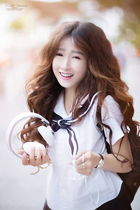 Hot girl Sai thanh xinh nhu thien than don tim dan mang